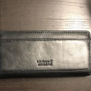 Safe Keepers Black Genuine Leather Wallet